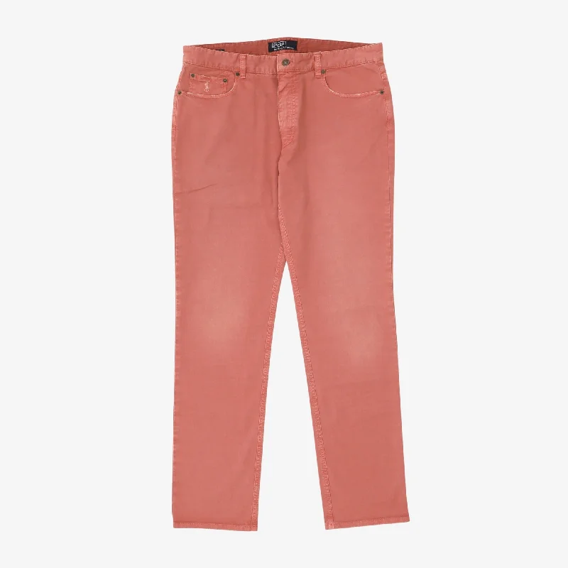 Slim 5 Pocket Trousers (38W x 34L) Elegant Men's Formal 