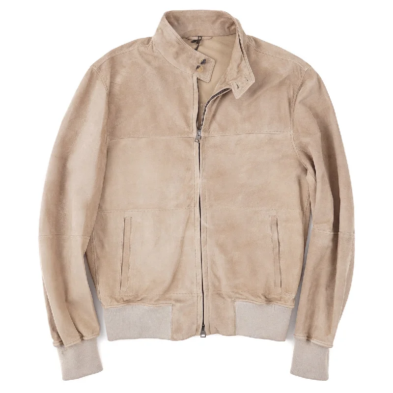 Rifugio Unlined Suede Bomber Jacket Bold Men's Animal
