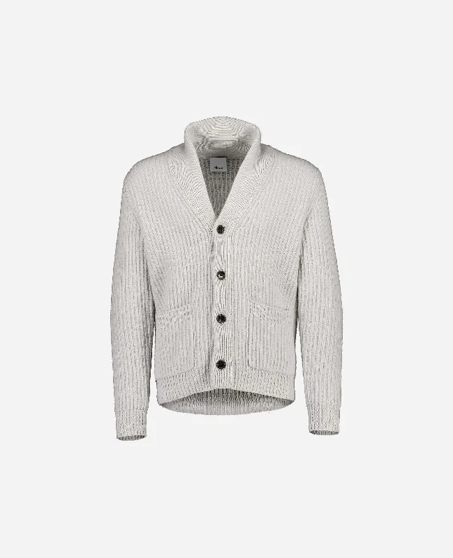 Strickjacke aus Cashmere-Mischung in Grau Refined Men's Classic 