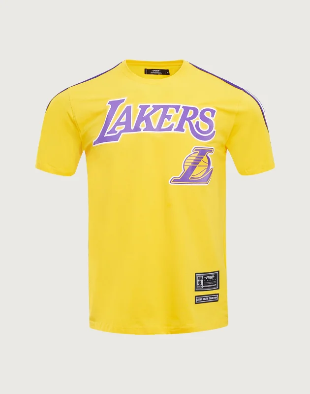 Pro Standard Los Angeles Lakers Logo Pro Team Taping Tee Artistic Men's Hand
