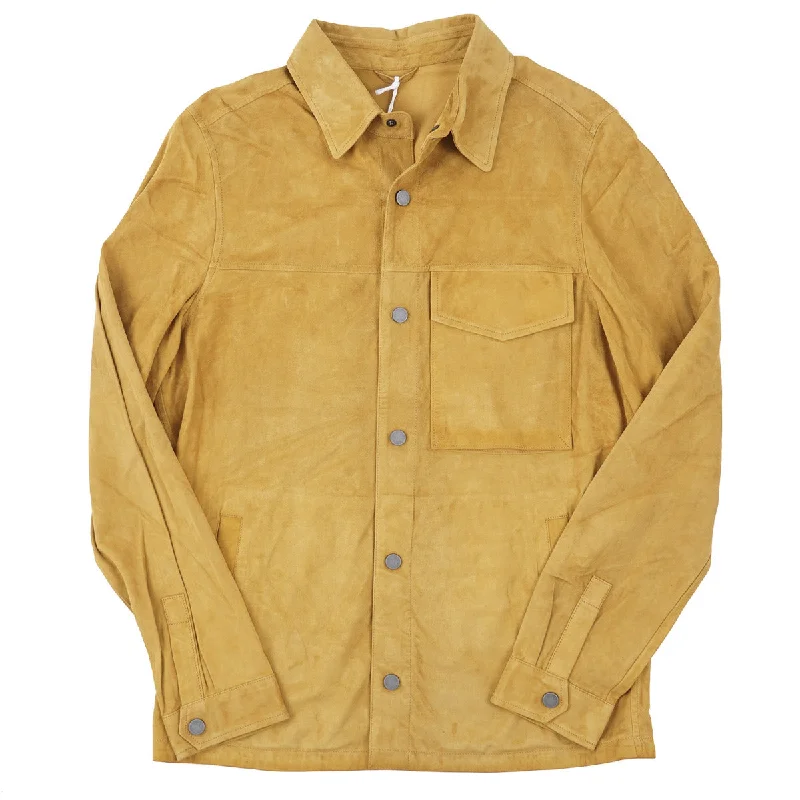 Manto Lightweight Nappa Suede Shirt-Jacket Bold Men's Statement