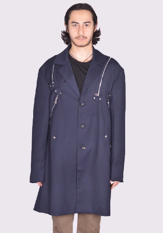 KIKO KOSTADINOV MEN KKAW24J03-44 KNOX MULTI ZIP BLAZER  DARK NAVY (New season FW24) Business