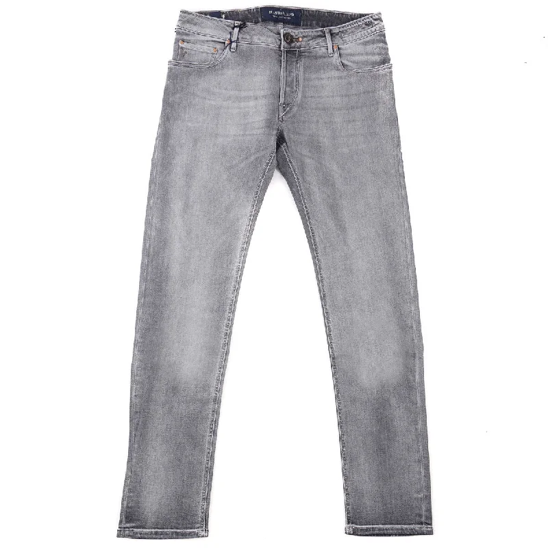 Handpicked 'Orvieto' Slim-Fit Denim Jeans Unique Men's Patch