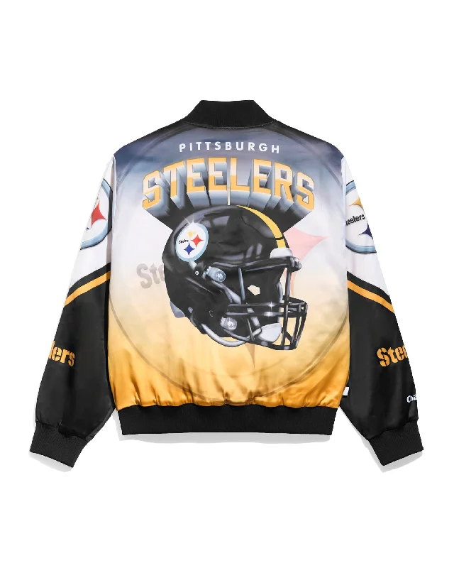 Pittsburgh Steelers Helmet Fanimation Jacket Masculine Men's Thick