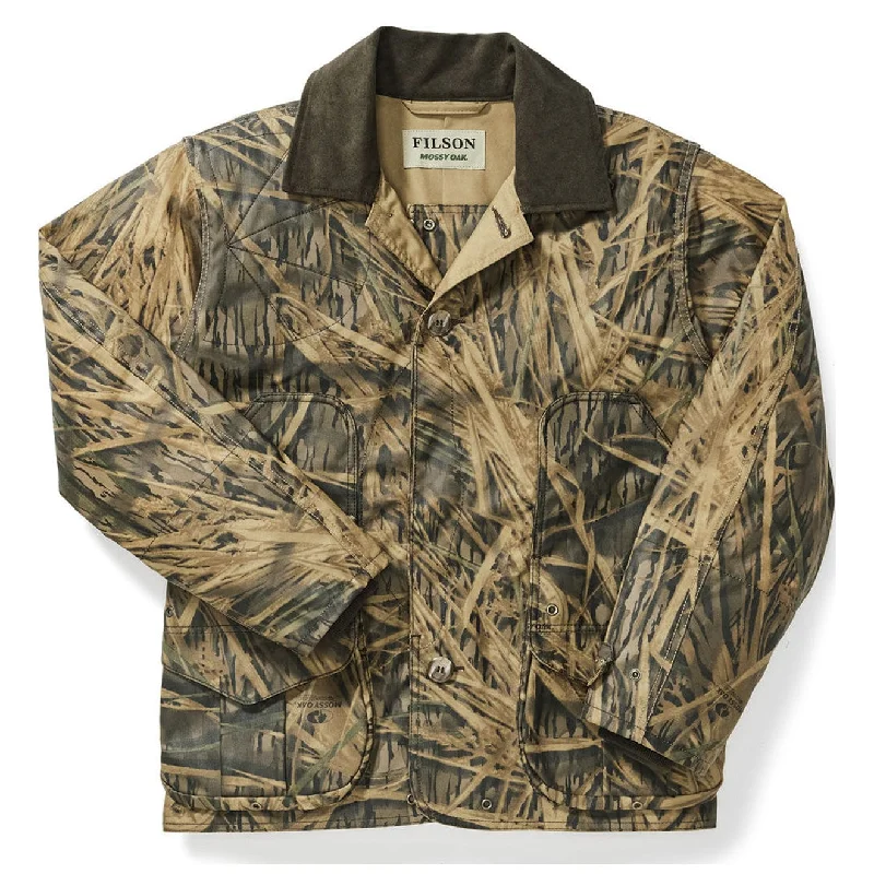 Filson Shelter Waterfowl Upland Coat Shadow Grass Polished Men's Silk