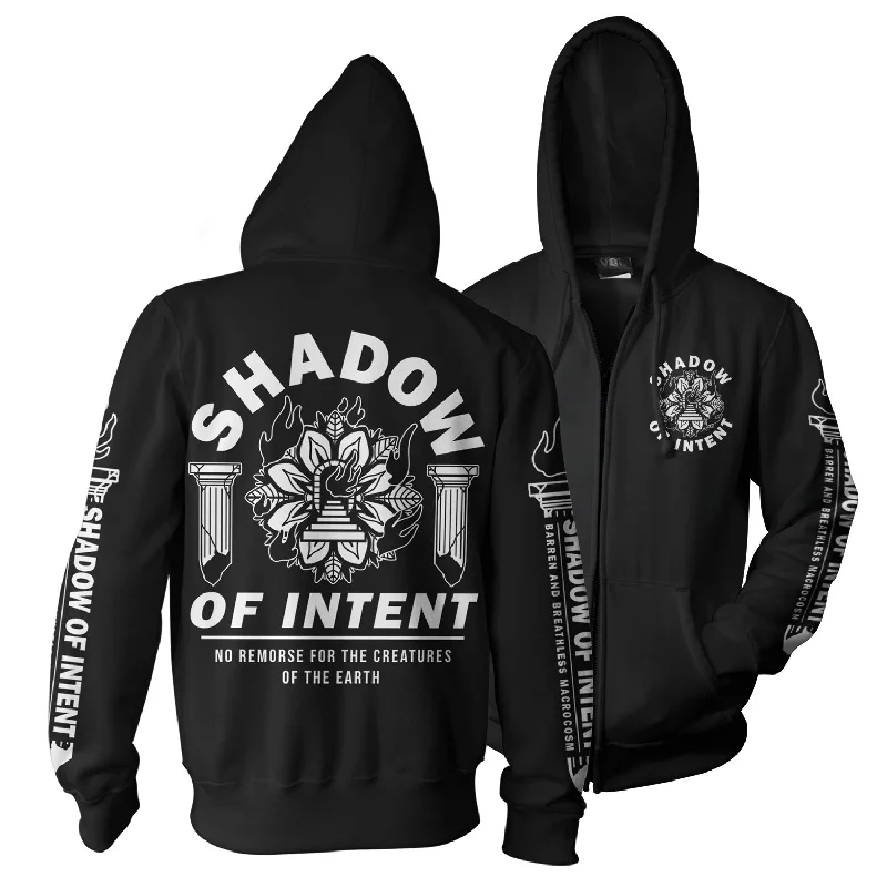 Shadow Of Intent "No Remorse" Zip Hoodie Bold Men's Animal