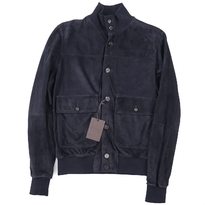 Rifugio Unlined Suede Bomber Jacket Relaxed Men's Beach