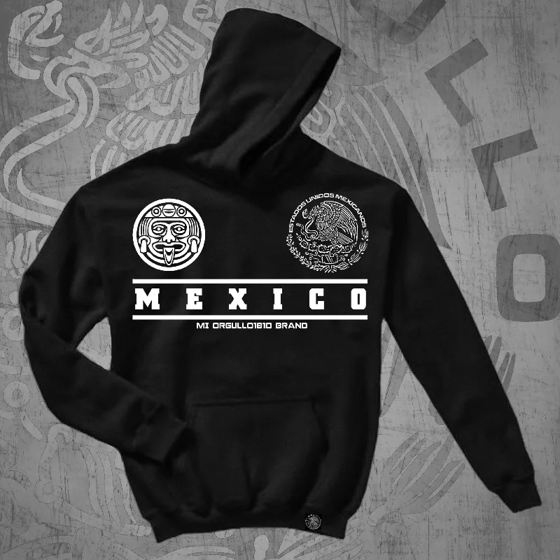 MI PATRIA BLACK HOODIE Modern Men's Geometric