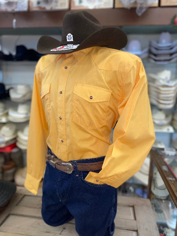 Roper Yellow Men's Western Shirt Earthy Men's Hemp