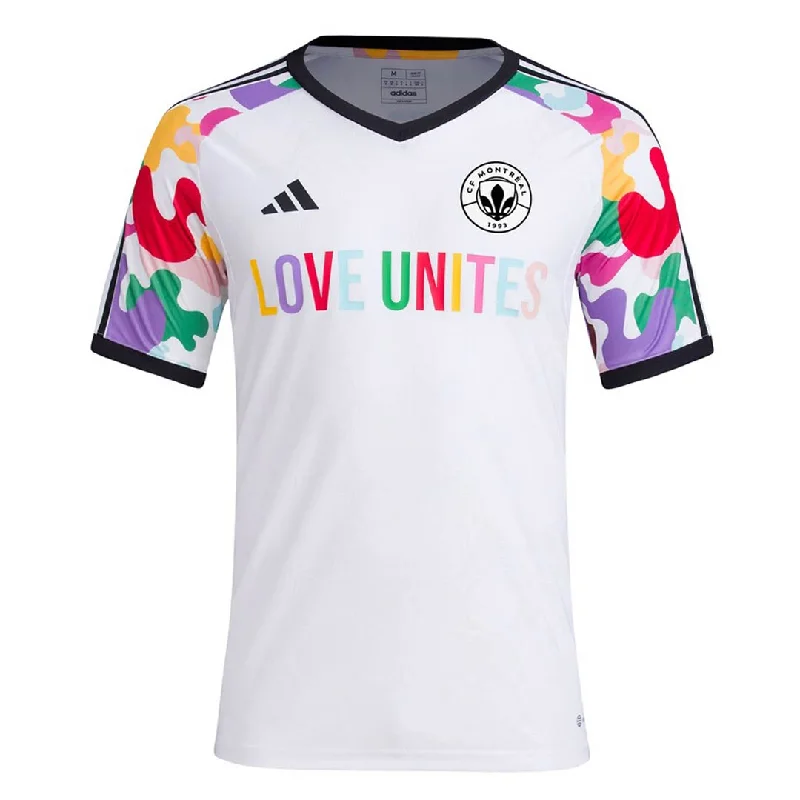 adidas - Men's CF Montreal Pride Pre-Match Jersey (IN9190) Sleek Men's Metallic