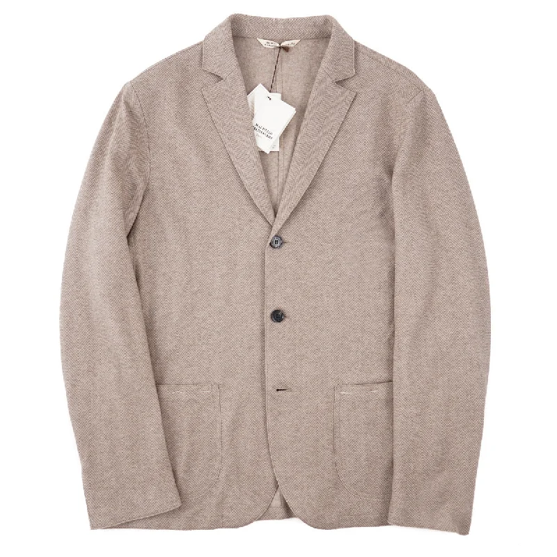 Maurizio Baldassari Cashmere 'Soft Jacket' Blazer Polished Men's Silk