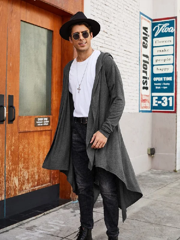 Casual Lightweight Hooded Cardigan (US Only) Classic Men's Pin