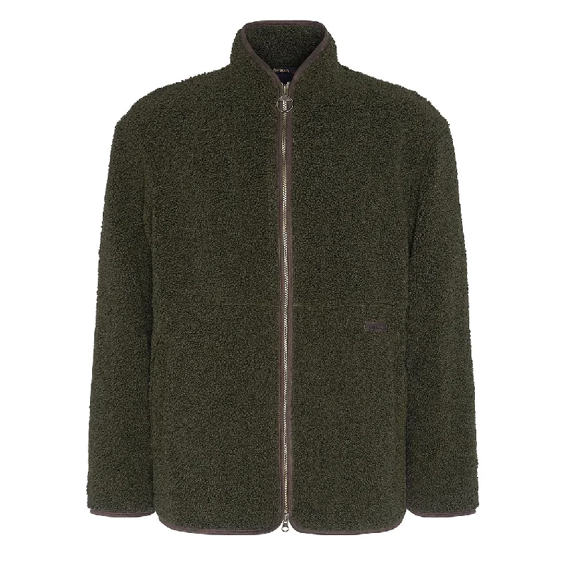 Barbour Rydal Fleece Jacket Olive Preppy Men's College