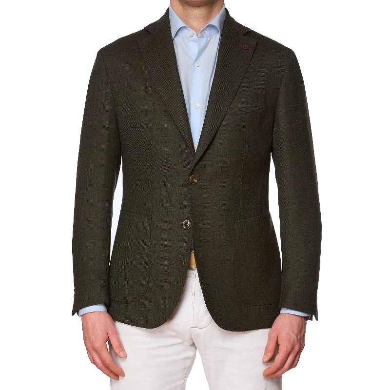 SARTORIA PARTENOPEA Wool Super 120's Unlined Jacket NEW Current Model Traditional Men's Wool SARTORIA PARTENOPEA Wool Super 120's Unlined Jacket NEW Current Model Traditional Men's Wool