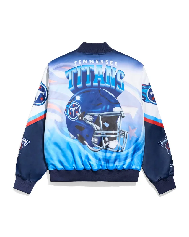 Tennessee Titans Helmet Fanimation Jacket Unique Men's Patch