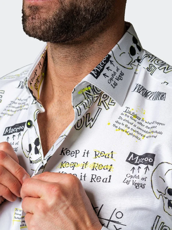 Fibonacci Urban White Bohemian Men's Free