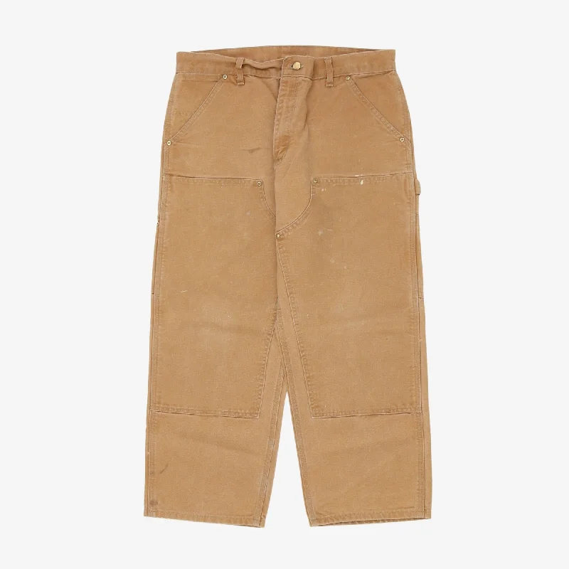 Vintage Double Knee Carpenter Pants (36W x 26L) Practical Men's Quick