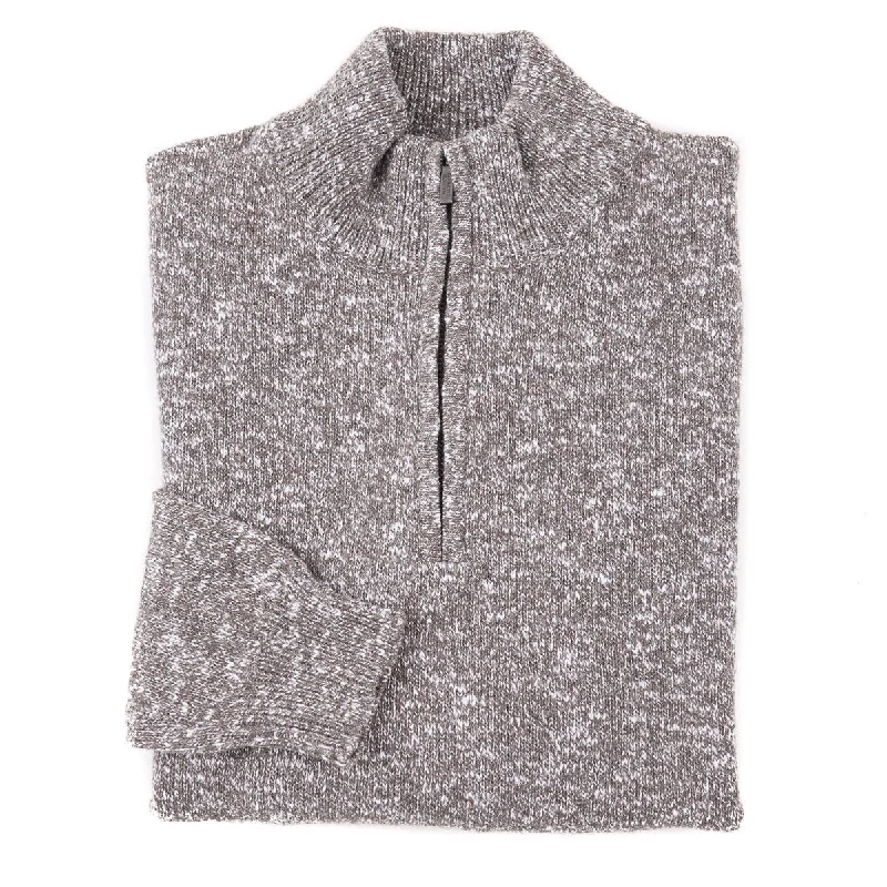 Maurizio Baldassari Half-Zip Sweater Minimalist Men's Casual 