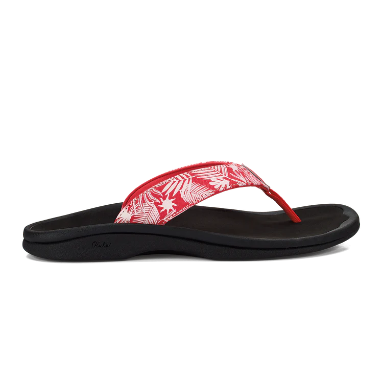 Women's Olukai 'Ohana Color: Lehua Flower / Onyx