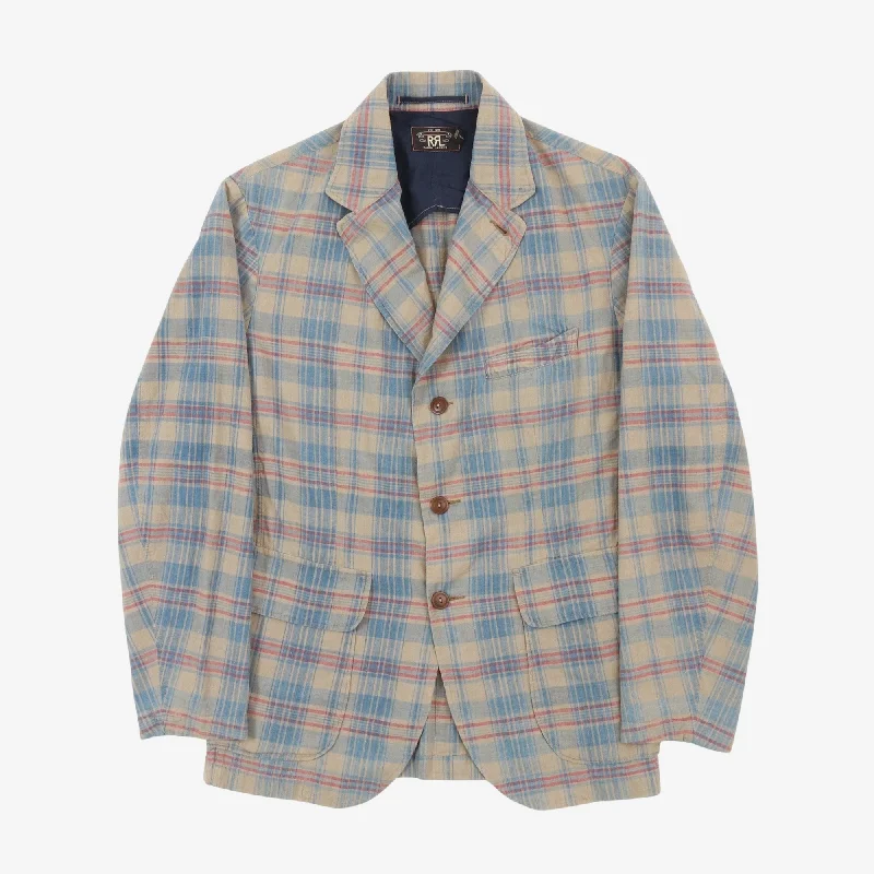 Madras Blazer Artistic Men's Avant