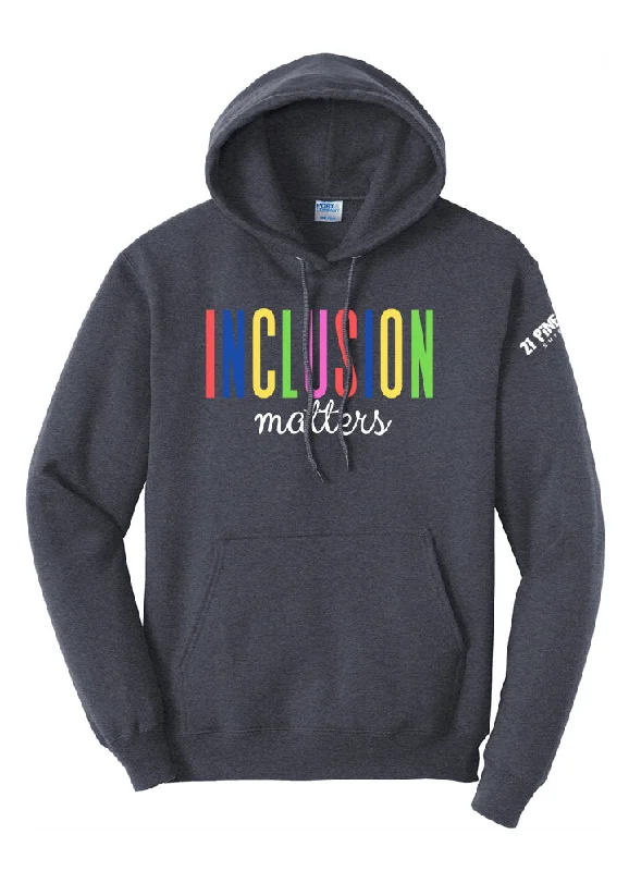 Inclusion Matters Hoodie Sporty Men's Athleisure 
