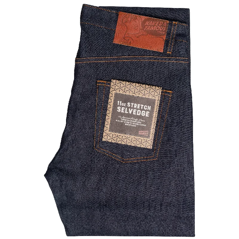 Easy Guy - 11oz Stretch Selvedge Sleek Men's Metallic