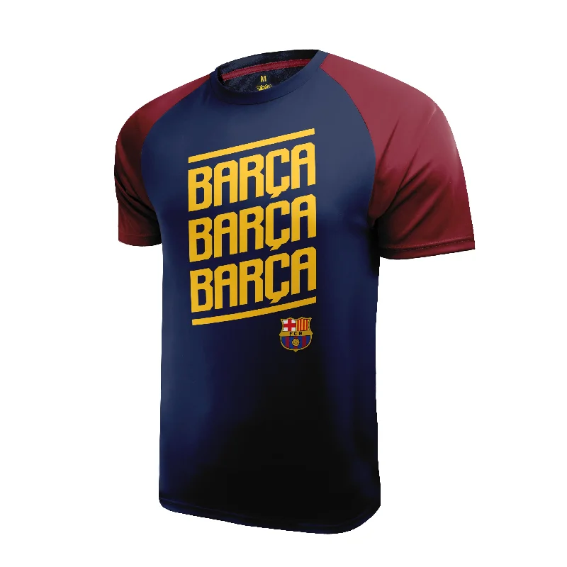 FC Barcelona Adult Barça Training Class Shirt Hip Men's Retro