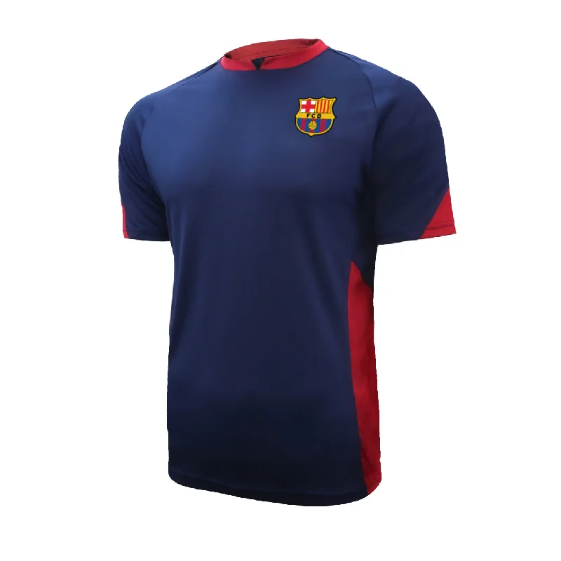 FC Barcelona Adult Raglan Striker Game Day Shirt Traditional Men's Wool