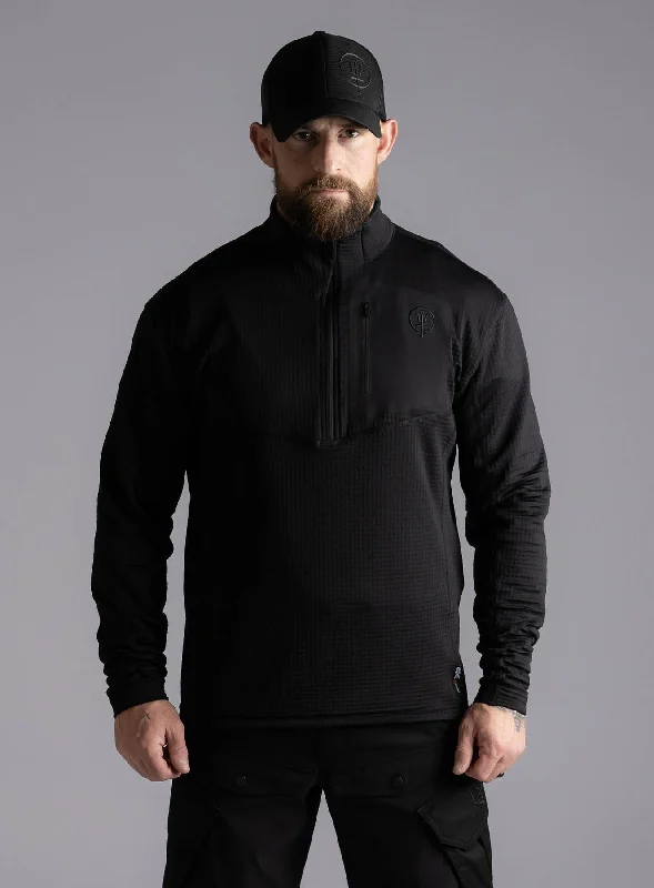SIEGE TECH FLEECE HALF ZIP Dapper Men's 1920S