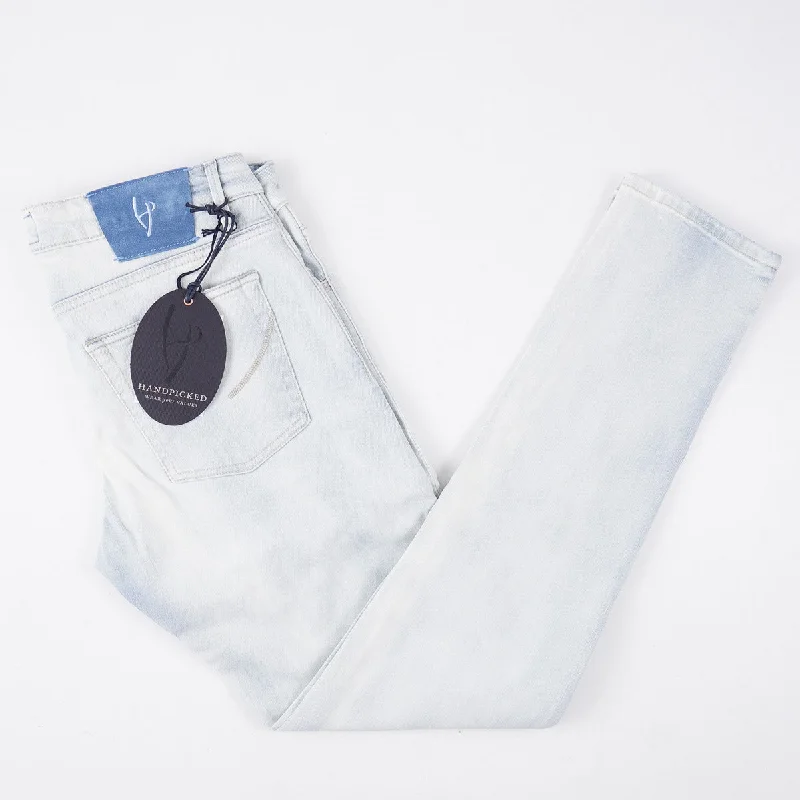 Handpicked 'Orvieto' Slim-Fit Denim Jeans Vintage Men's 1970S Disco