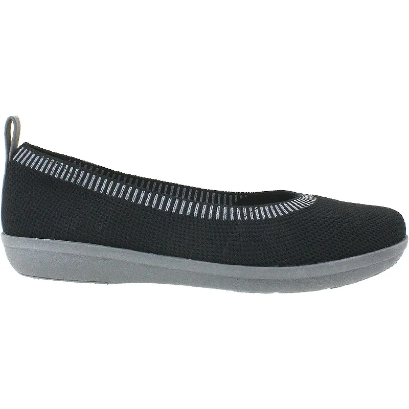 Women's Clarks Cloudsteppers Ayla Paige Black Knit Textile