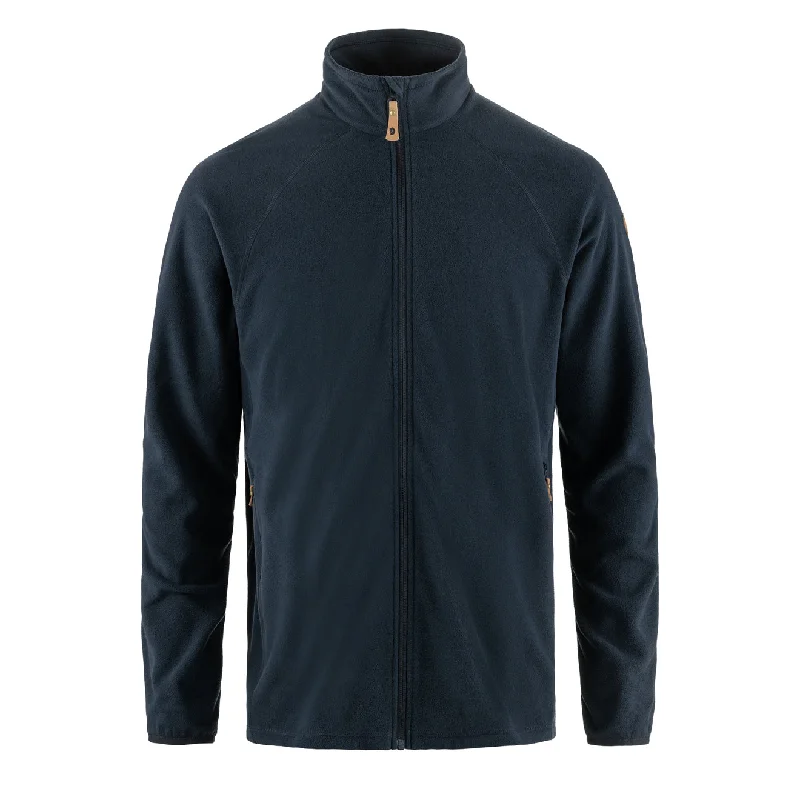Fjallraven Ovik Lite Fleece Jacket Dark Navy Stylish Men's Tropical 