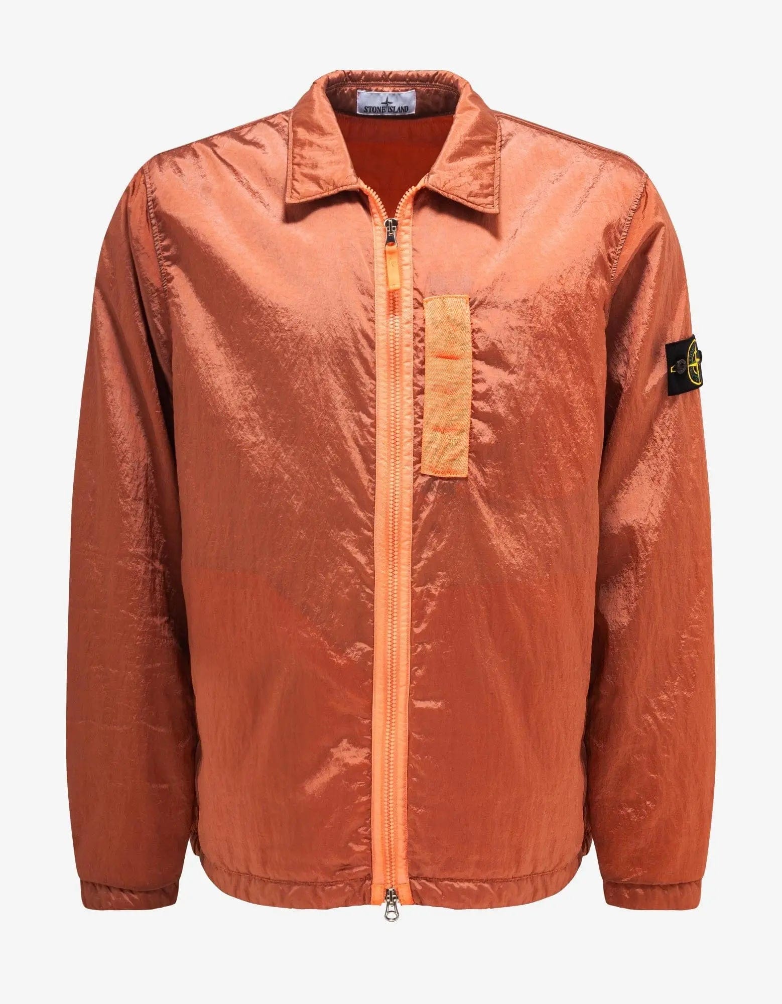 Stone Island Peach Nylon Metal Overshirt Traditional Men's Country