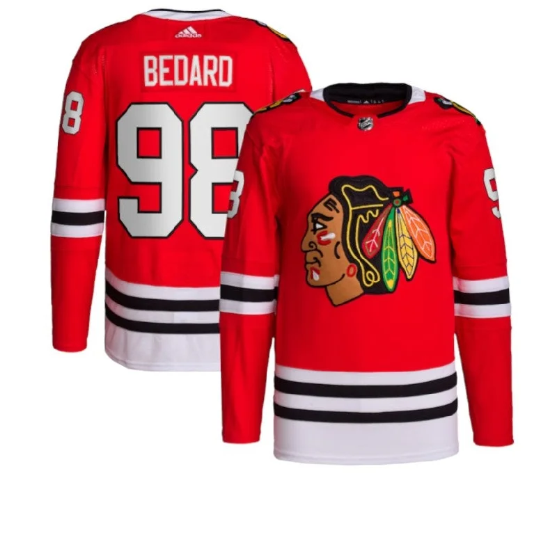 Connor Bedard Chicago Blackhawks adidas 2023 NHL Draft Home Climalite Player Jersey - Red Rugged Men's Outdoor Connor Bedard Chicago Blackhawks adidas 2023 NHL Draft Home Climalite Player Jersey - Red Rugged Men's Outdoor