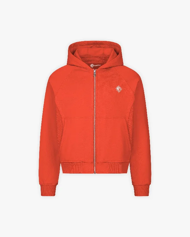 INSIDE OUT ZIP HOODIE STRAWBERRY Masculine Men's Thick