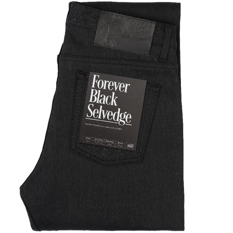 Weird Guy - Forever Black Selvedge Trendy Men's Scandinavian