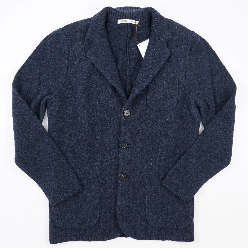 Maurizio Baldassari Cardigan Sweater-Blazer Earthy Men's Hemp
