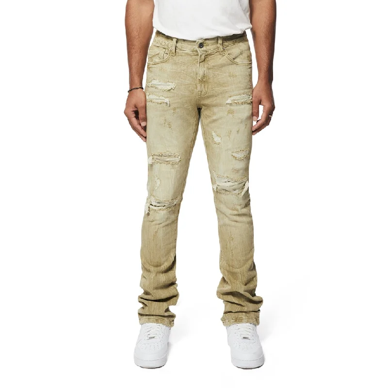 Stacked Essential Jeans - Light Oak Relaxed Men's Australian 