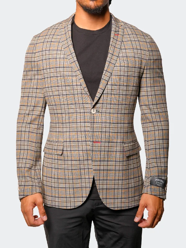 Blazer Unconstructed Descartes Coted'Ivoire Yellow Relaxed Men's Australian 