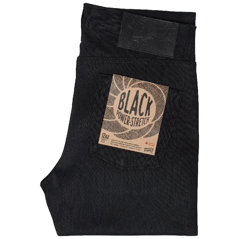Super Guy  -  Black   Power   Stretch Trendy Men's Scandinavian