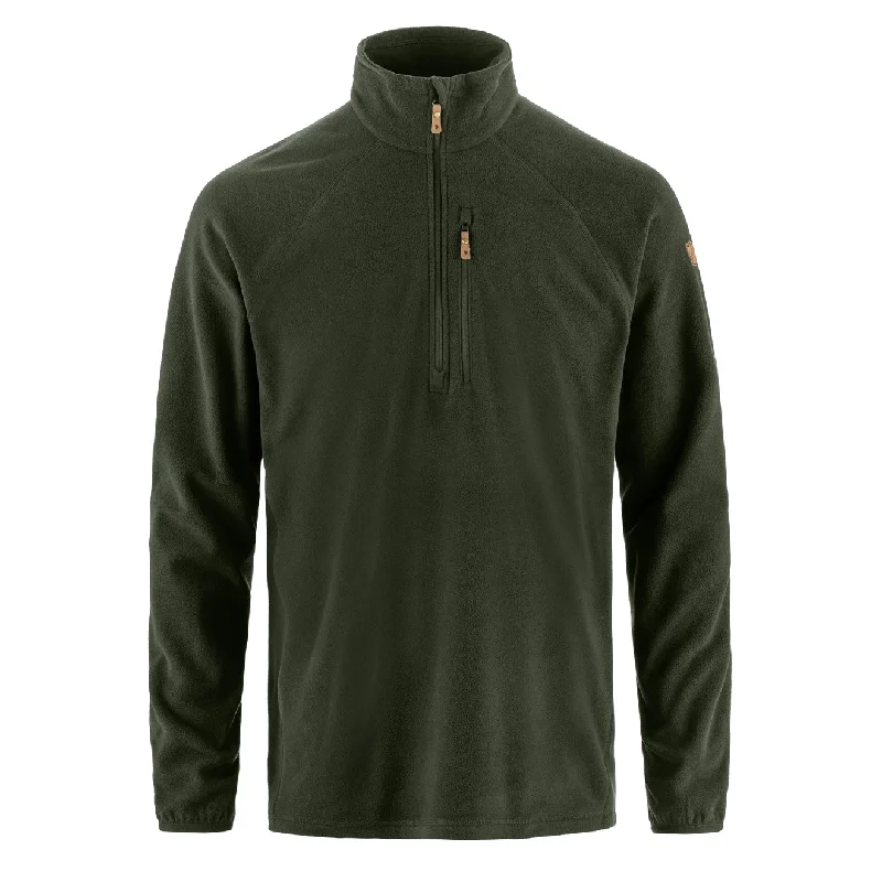 Fjallraven Ovik Lite Fleece Half Zip Deep Forest Bold Men's Statement