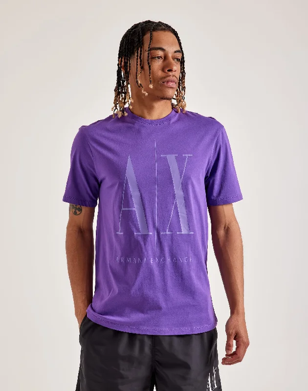 Armani Exchange Icon Logo Tee Elegant Men's Cashmere
