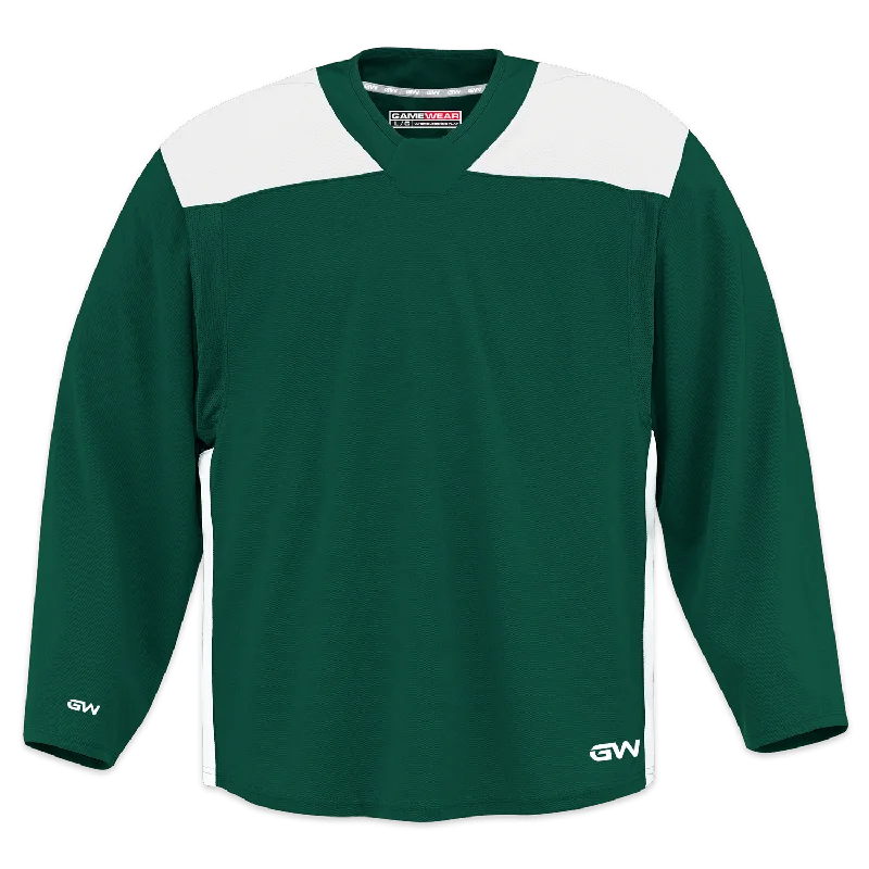 GameWear GW6500 ProLite Series Junior Hockey Practice Jersey - Dark Green / White Relaxed Men's Australian GameWear GW6500 ProLite Series Junior Hockey Practice Jersey - Dark Green / White Relaxed Men's Australian