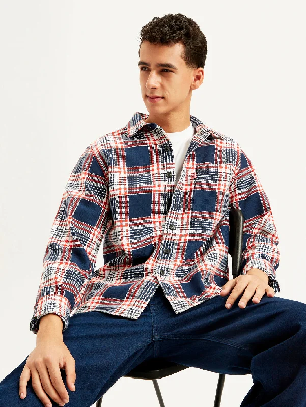 Men's Plaid Regular Fit Shirt Dapper Men's 1920S