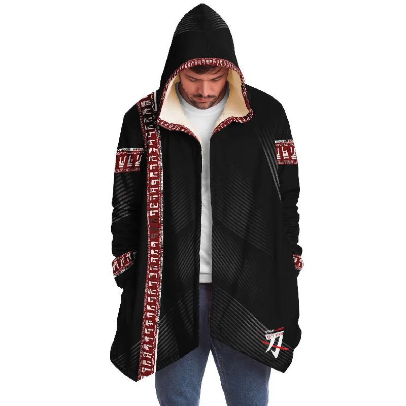 Urban Samurai Micro Fleece Cloak Elegant Men's Cashmere