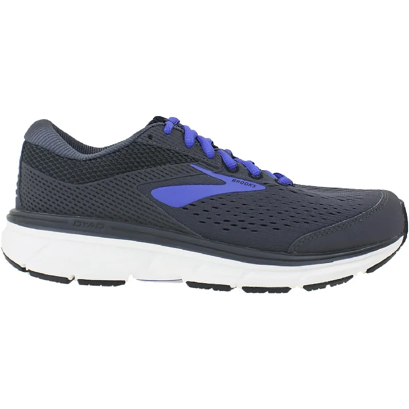 Women's Brooks Dyad 10 Black/Ebony/Blue Mesh