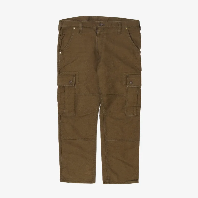 12oz Whipcord Cargo Pants (38W x 28L) Relaxed Men's Australian 
