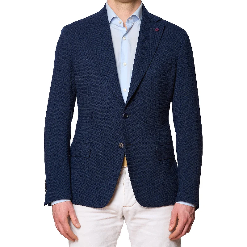 SARTORIA PARTENOPEA "GUABELLO" Blue Cotton Jacket EU 50 NEW US 40 Current Model Streetwear Style SARTORIA PARTENOPEA "GUABELLO" Blue Cotton Jacket EU 50 NEW US 40 Current Model Streetwear Style