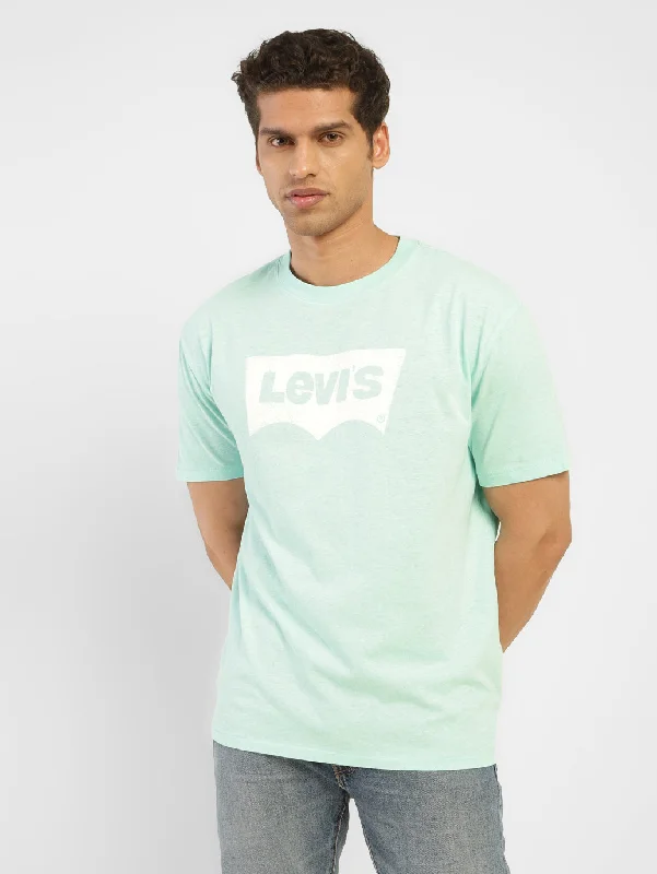 Men's Graphic Print Round Neck T-shirt Youthful Men's Pop