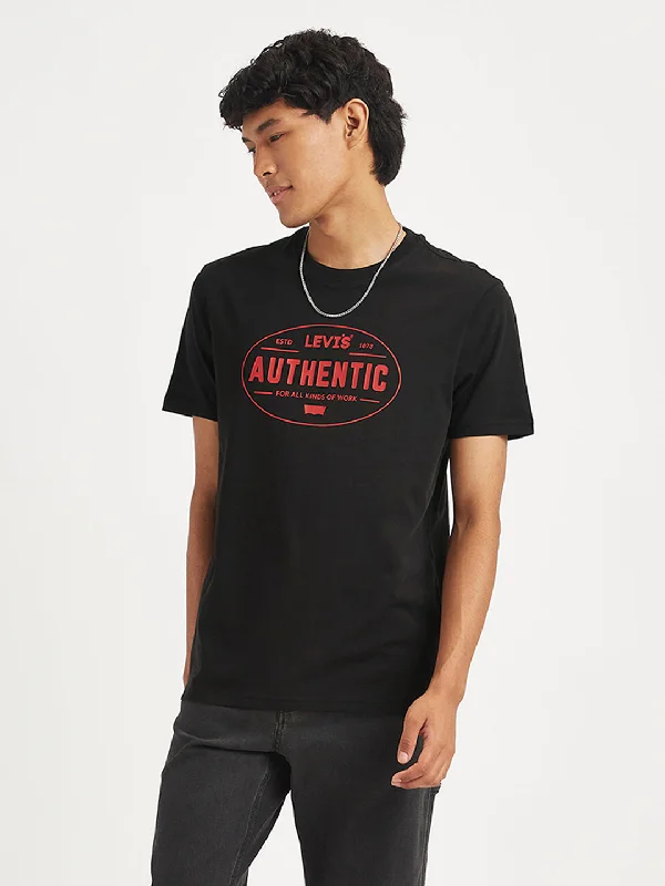 Men's Graphic Print Slim Fit T-shirt Modern Men's 